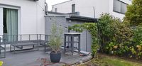 Gartenhausanbau mit Rombusleisten Gesamtansicht